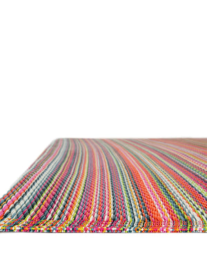 Multicolor 2' x 6' 1 Vista Breeze Outdoor Runner Area Rug Weather Resistant for Patio, Deck, Terrace, Balcony, Porch Colorful Vivid Modern Outside Carpet for Sale at Rug Engine
