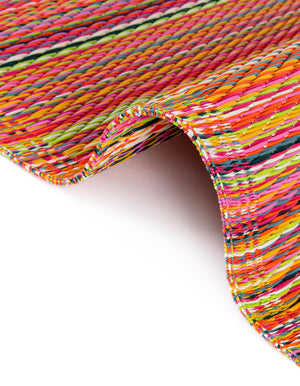 Multicolor 2' x 6' 1 Vista Breeze Outdoor Runner Area Rug Weather Resistant for Patio, Deck, Terrace, Balcony, Porch Colorful Vivid Modern Outside Carpet for Sale at Rug Engine