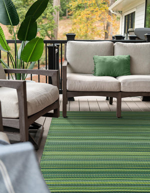 Green 4' 1 x 6' 1 Vista Breeze Outdoor Rectangle Area Rug Weather Resistant for Patio, Deck, Terrace, Balcony, Porch Colorful Vivid Modern Outside Carpet for Sale at Rug Engine
