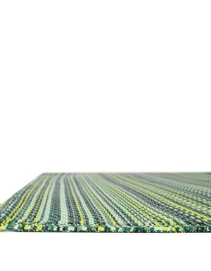 Green 2' x 6' 1 Vista Breeze Outdoor Runner Area Rug Weather Resistant for Patio, Deck, Terrace, Balcony, Porch Colorful Vivid Modern Outside Carpet for Sale at Rug Engine