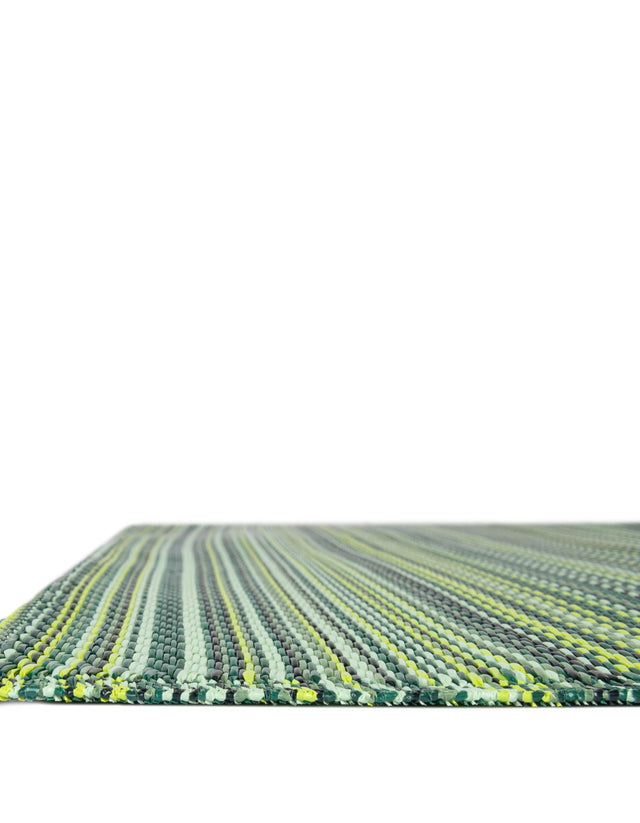 Green 2' x 6' 1 Vista Breeze Outdoor Runner Area Rug Weather Resistant for Patio, Deck, Terrace, Balcony, Porch Colorful Vivid Modern Outside Carpet for Sale at Rug Engine