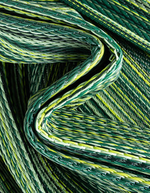 Green 2' x 6' 1 Vista Breeze Outdoor Runner Area Rug Weather Resistant for Patio, Deck, Terrace, Balcony, Porch Colorful Vivid Modern Outside Carpet for Sale at Rug Engine