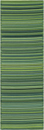 Green 2' x 6' 1 Vista Breeze Outdoor Runner Area Rug Weather Resistant for Patio, Deck, Terrace, Balcony, Porch Colorful Vivid Modern Outside Carpet for Sale at Rug Engine