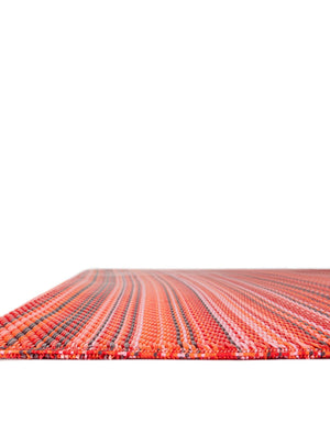 Red 2' x 6' 1 Vista Breeze Outdoor Runner Area Rug Weather Resistant for Patio, Deck, Terrace, Balcony, Porch Colorful Vivid Modern Outside Carpet for Sale at Rug Engine