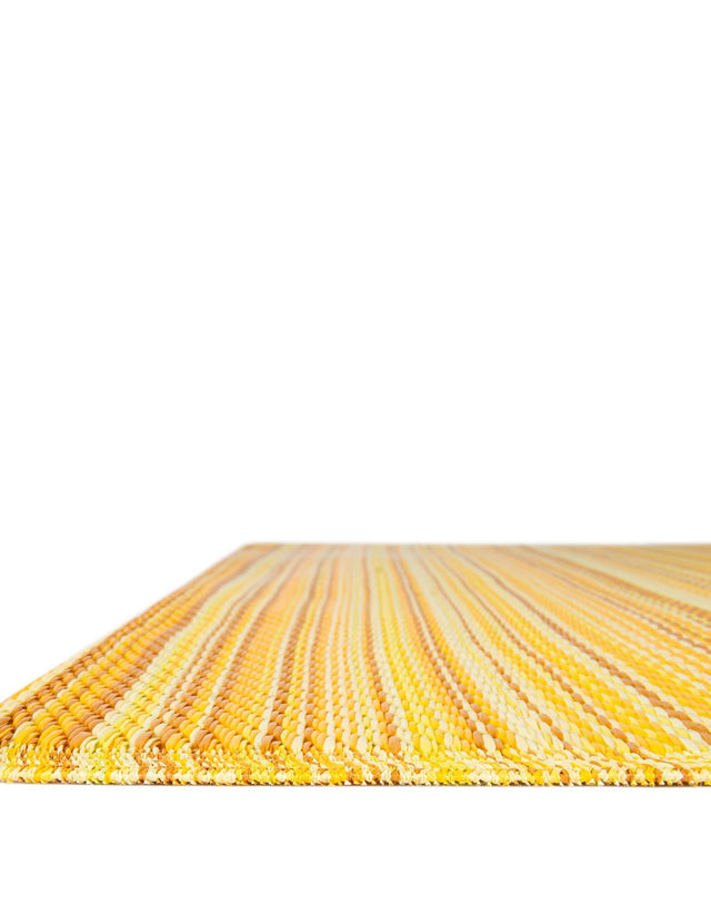 Yellow 2' x 6' 1 Vista Breeze Outdoor Runner Area Rug Weather Resistant for Patio, Deck, Terrace, Balcony, Porch Colorful Vivid Modern Outside Carpet for Sale at Rug Engine