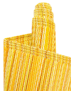 Yellow 2' x 6' 1 Vista Breeze Outdoor Runner Area Rug Weather Resistant for Patio, Deck, Terrace, Balcony, Porch Colorful Vivid Modern Outside Carpet for Sale at Rug Engine