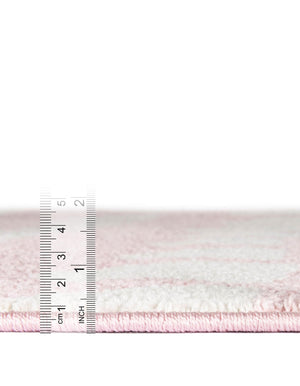 Pink 5' 1 x 8' Whimsy Kids Rectangle Rug