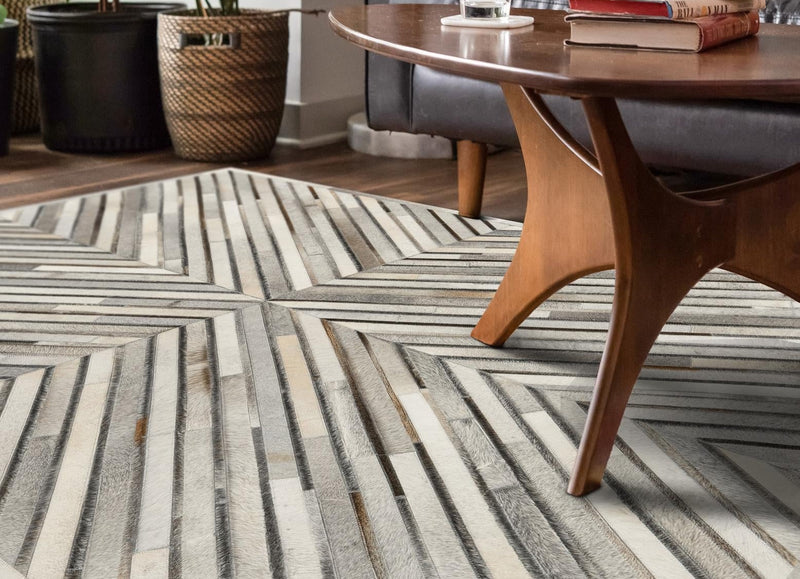 Rug Engine Natural Cowhide Leather Area Rugs on Sale