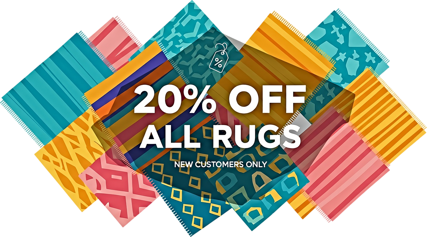 New Customer Promo Banner - 20% Off All Rugs. Shop Over 50,000 Area Rugs with Free Shipping at Rug Engine!
